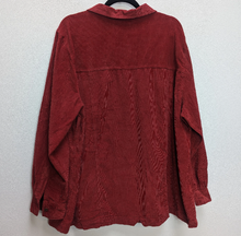 Load image into Gallery viewer, Red Corduroy Shirt - XXL
