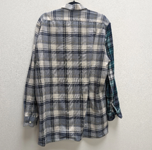 Load image into Gallery viewer, Patchwork Plaid Shirt - L
