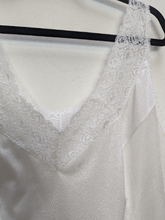 Load image into Gallery viewer, Sheer White Lacy Cropped Cami Top - XL
