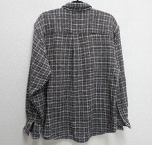 Load image into Gallery viewer, Brown Check Textured Shirt - M
