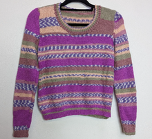 Load image into Gallery viewer, Pink Stripe Patterned Jumper - S
