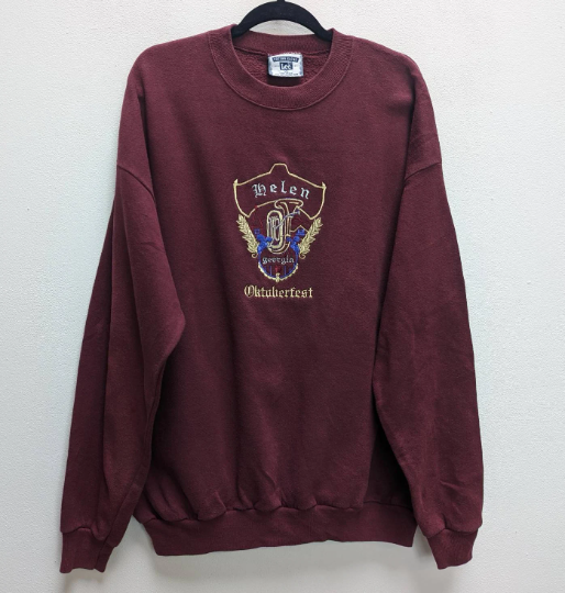 Burgundy Oktoberfest Sweatshirt - XL