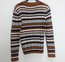 Load image into Gallery viewer, Stripe Ribbed Top - M
