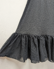 Load image into Gallery viewer, Sheer Black Polka-Dot Skirt - L
