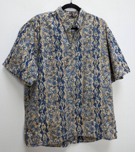 Load image into Gallery viewer, Blue Hawaiian Polo Shirt - XL
