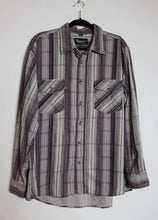 Load image into Gallery viewer, Purple Stripe Corduroy Shirt - XXL
