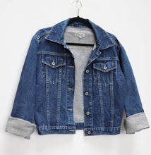 Load image into Gallery viewer, Dark Blue Denim Jacket - L
