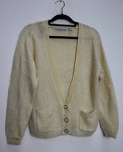 Load image into Gallery viewer, White Mohair Cardigan - M
