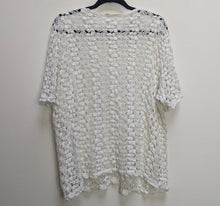 Load image into Gallery viewer, White Crochet Blouse - XL
