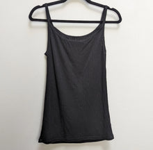 Load image into Gallery viewer, Black Pointelle Vest Top - M
