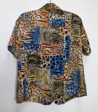 Load image into Gallery viewer, Mixed Animal Print Blouse - L
