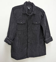 Load image into Gallery viewer, Black Corduroy Shirt - M
