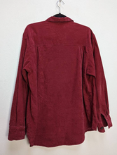 Load image into Gallery viewer, Red Corduroy Shirt - S
