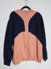 Load image into Gallery viewer, Pink + Blue Fila Sweatshirt - L
