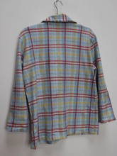 Load image into Gallery viewer, Blue Checkered Fleece Shirt - M
