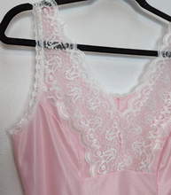 Load image into Gallery viewer, Sheer Pink Lacy Crop Top - S
