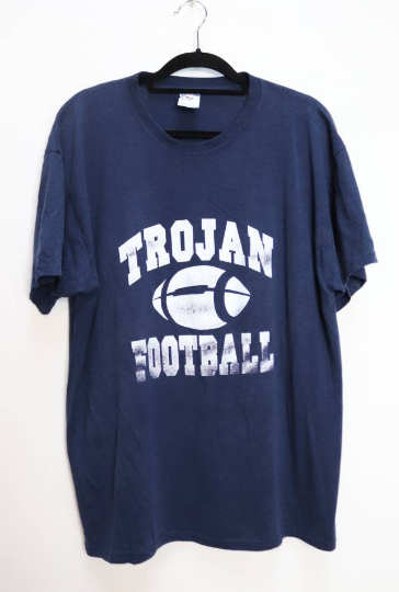 'Trojan Football' Tee - L