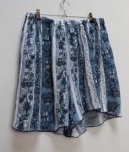 Load image into Gallery viewer, Blue Patterned Shorts - L
