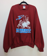 Load image into Gallery viewer, Red Football Graphic Sweatshirt - XXL

