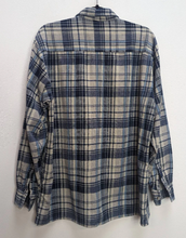 Load image into Gallery viewer, Blue Plaid Corduroy Shirt - L
