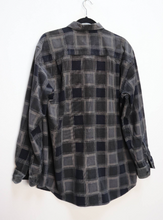 Load image into Gallery viewer, Grey Check Corduroy Shirt - L
