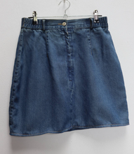 Load image into Gallery viewer, Blue Denim Mini-Skirt - S
