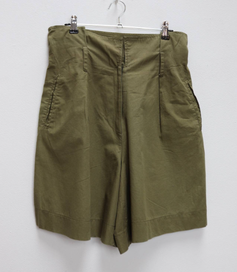 Green Cotton Shorts - M