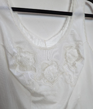 Load image into Gallery viewer, Sheer White Lacy Crop Top - S
