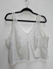 Load image into Gallery viewer, Sheer White Lacy Crop Top - L
