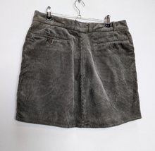 Load image into Gallery viewer, Grey Corduroy Mini-Skirt - L
