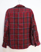 Load image into Gallery viewer, Red Plaid Flannel Shirt - XL
