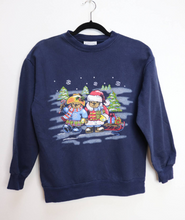 Load image into Gallery viewer, Christmas Teddy Bear Sweatshirt - S
