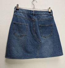 Load image into Gallery viewer, Blue Denim Mini-Skirt - S
