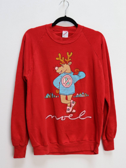 Christmas Reindeer Sweatshirt - S