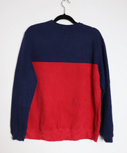 Load image into Gallery viewer, Navy Blue + Red Star Sweatshirt - M
