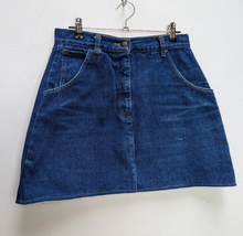 Load image into Gallery viewer, Blue Denim Mini-Skirt - S

