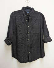 Load image into Gallery viewer, Black Corduroy Shirt - S
