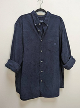 Load image into Gallery viewer, Navy Corduroy Shirt - XL
